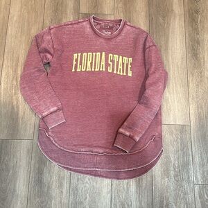 Super Soft Florida State Game Day Pressbox Sweatshirt | Size Large